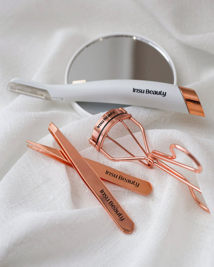 Insu Beauty Brow & Lash Giftset Dermaplaning Wand Eyebrow Eyelash Groooming Set