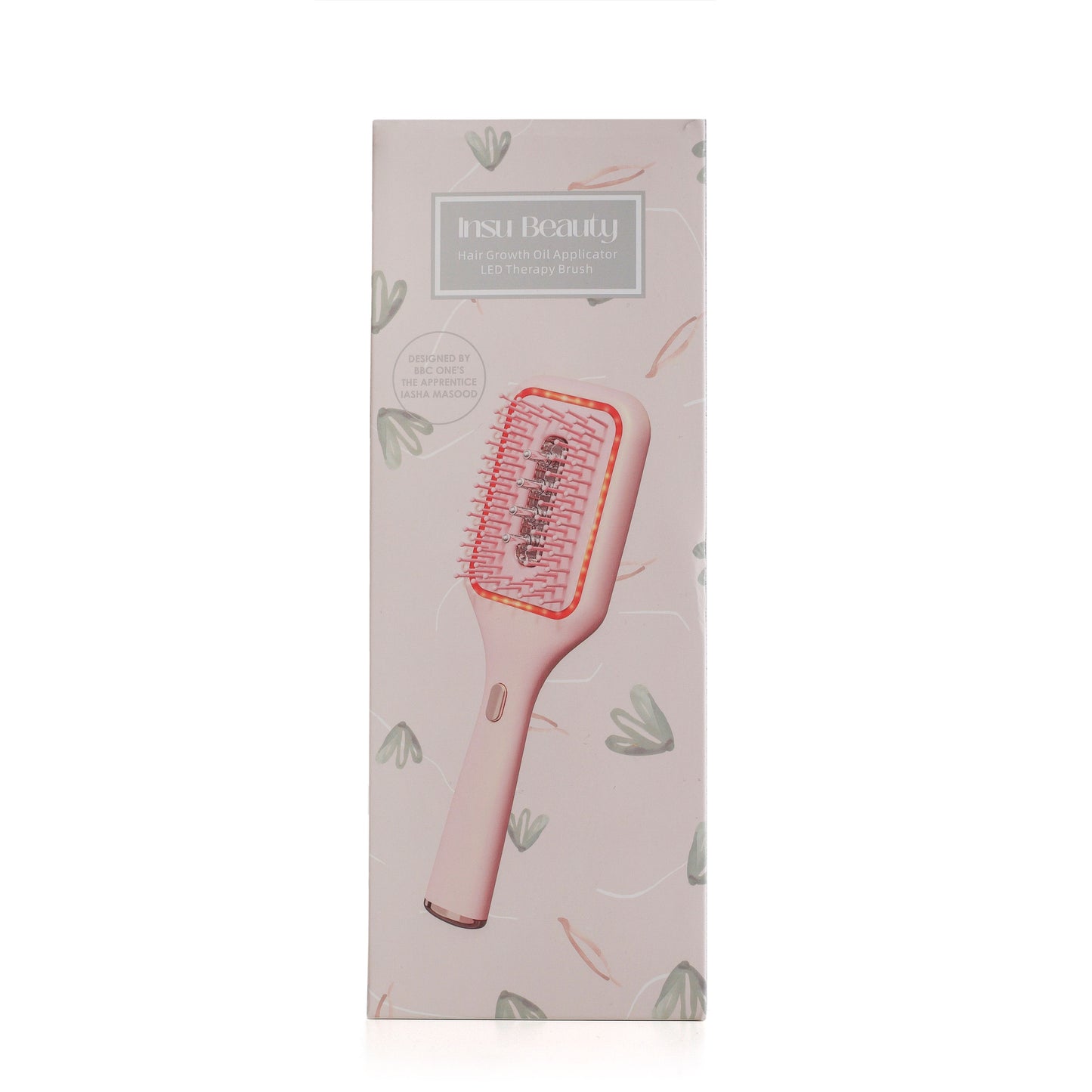 Insu Beauty Anti-Hair-Loss Red Light Therapy Oil Dispensing Hair Brush