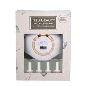 Insu Beauty Professional UV Gel Nail Polish Kit Set of 4  Smart Nail Lamp