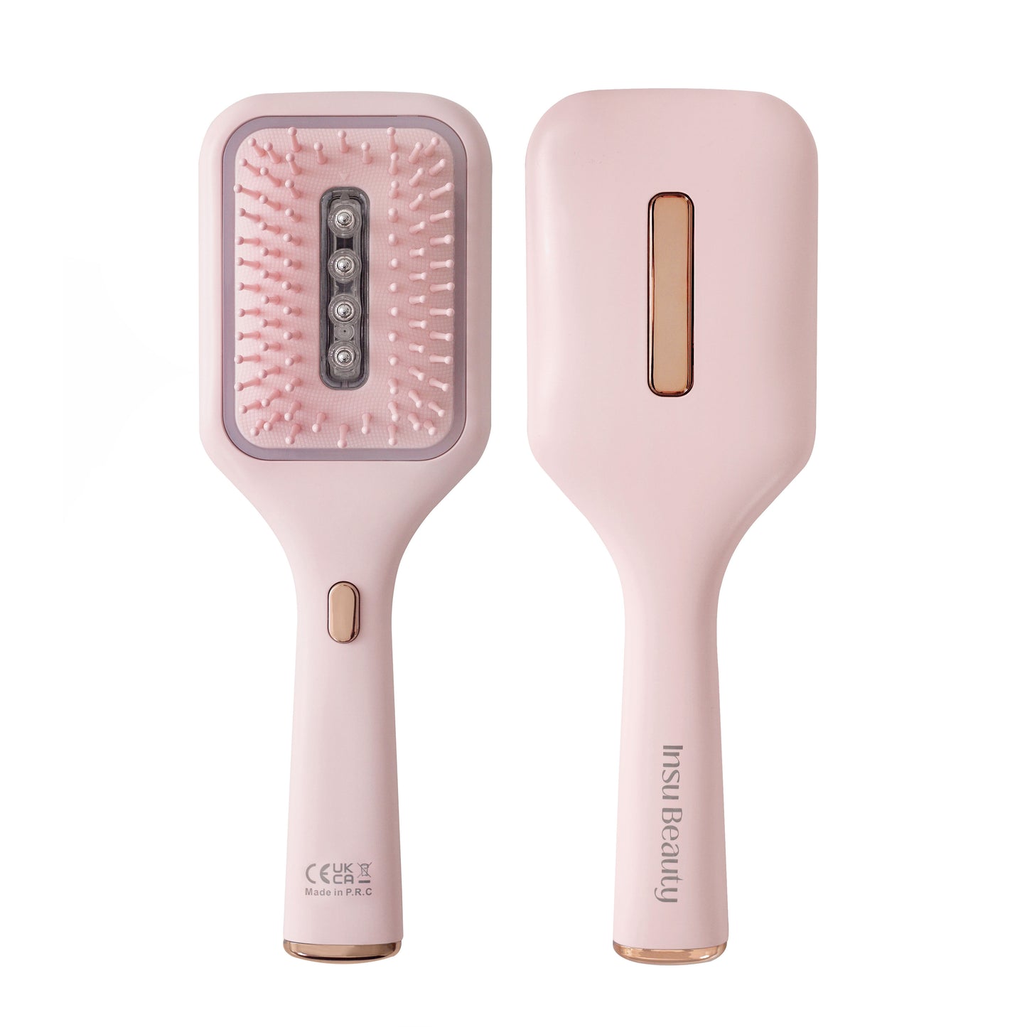 Insu Beauty Anti-Hair-Loss Red Light Therapy Oil Dispensing Hair Brush