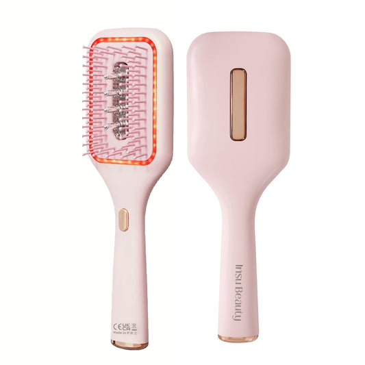 Insu Beauty Anti-Hair-Loss Red Light Therapy Oil Dispensing Hair Brush