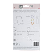 Load image into Gallery viewer, Insu Beauty LED Travel Makeup Mirror, 3 Colour Light, Rechargeable, Dimmable, Touch Control