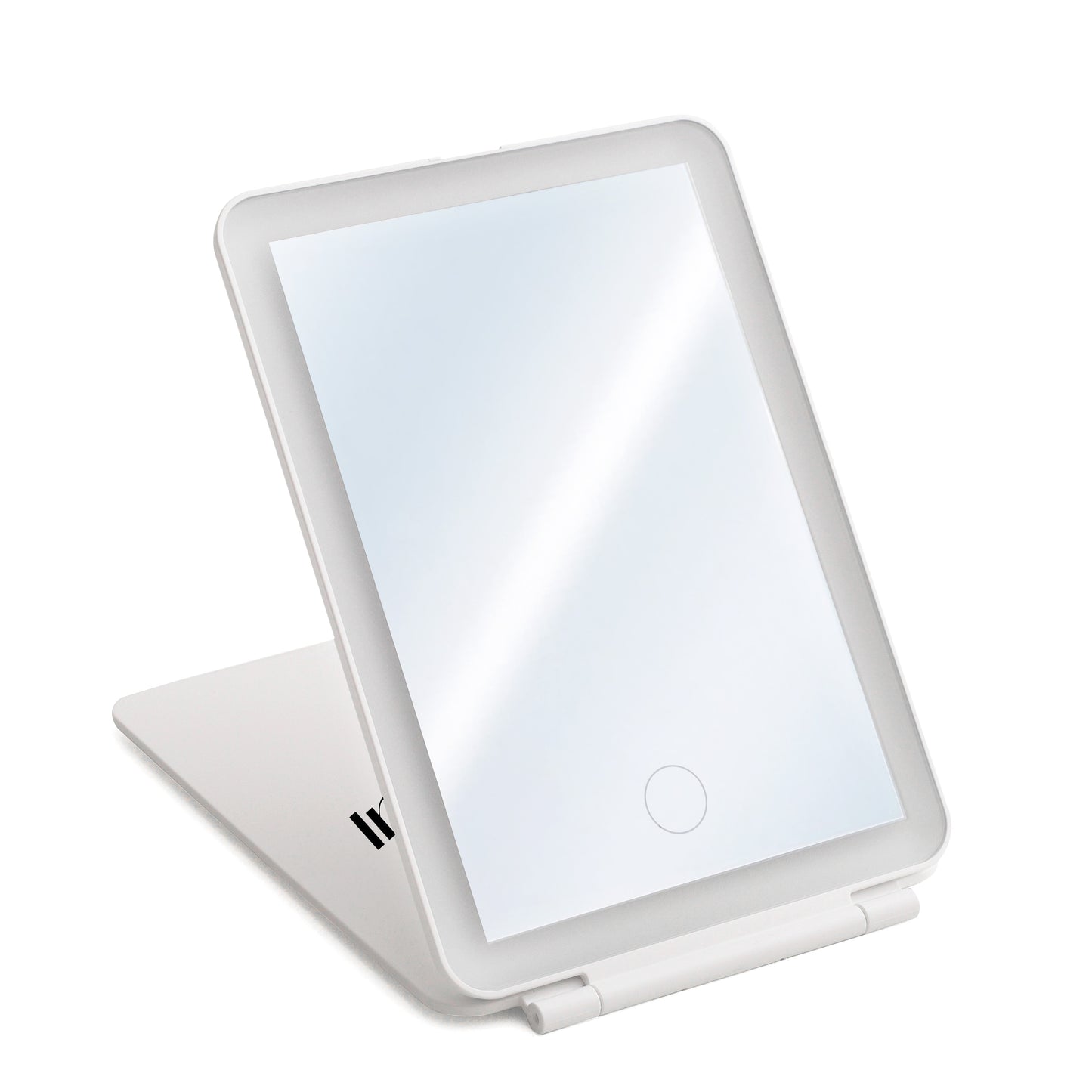 Insu Beauty LED Travel Makeup Mirror, 3 Colour Light, Rechargeable, Dimmable, Touch Control