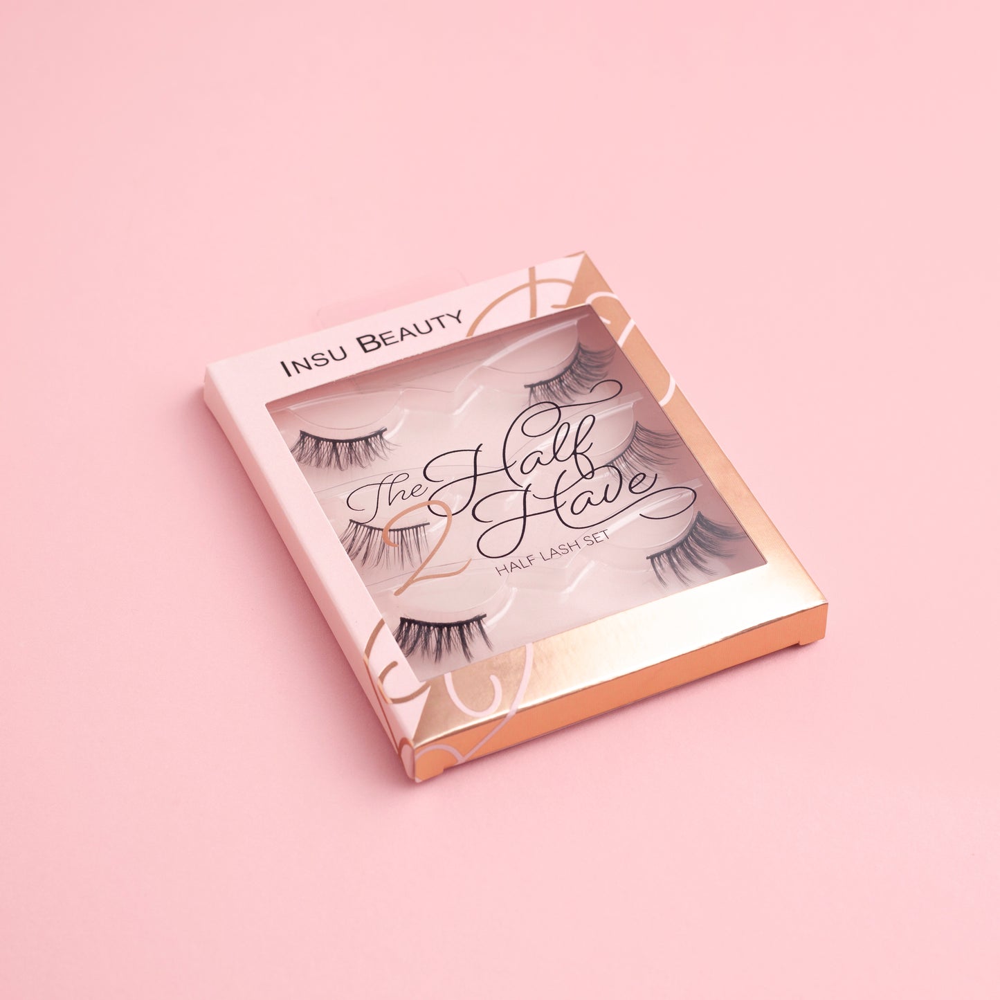 Insu Beauty Half 3/4 Re-useable Luxury Eyelashes - 3 Pairs