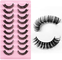 Load image into Gallery viewer, Insu Beauty Maximum Volume Russian Strip Re-useable Luxury Eyelashes - 10 Pairs