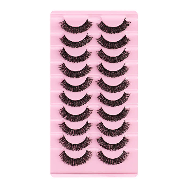 Insu Beauty Maximum Volume Russian Strip Re-useable Luxury Eyelashes - 10 Pairs