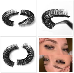 Insu Beauty Maximum Volume Russian Strip Re-useable Luxury Eyelashes - 10 Pairs