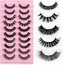 Load image into Gallery viewer, Insu Beauty Maximum Volume Russian Strip Re-useable Luxury Eyelashes - 10 Pairs