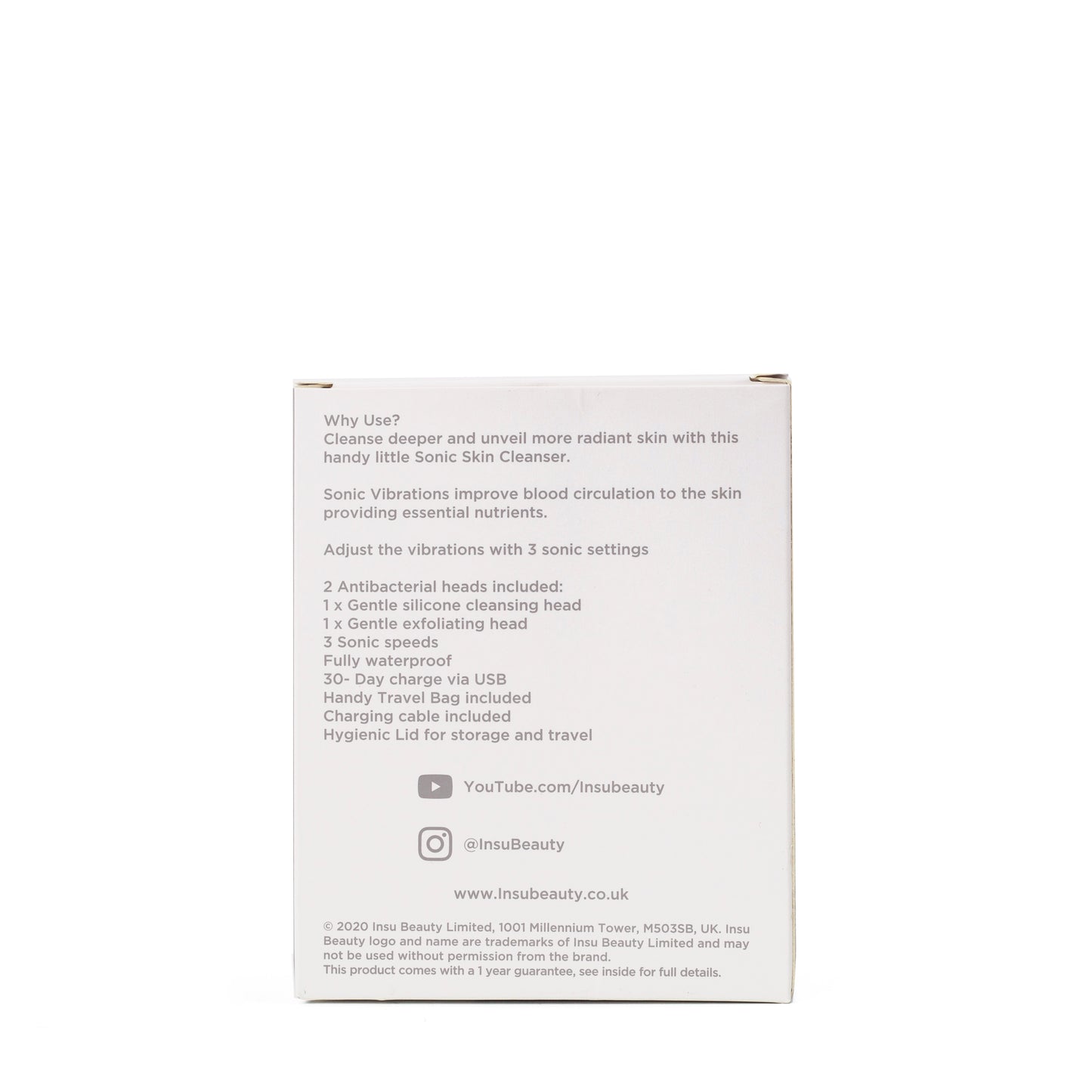 Insu Beauty Mini Sonic Skin Cleansing Brush