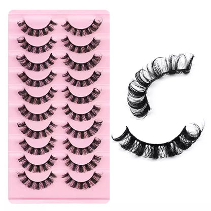 Insu Beauty Maximum Volume Russian Strip Re-useable Luxury Eyelashes - 10 Pairs