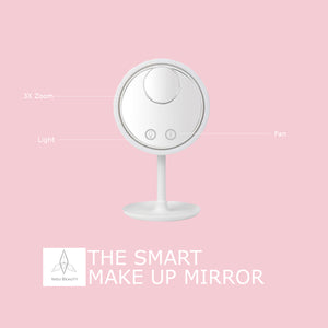 Insu Beauty Smart Make-up Mirror Built-in Fan & Light